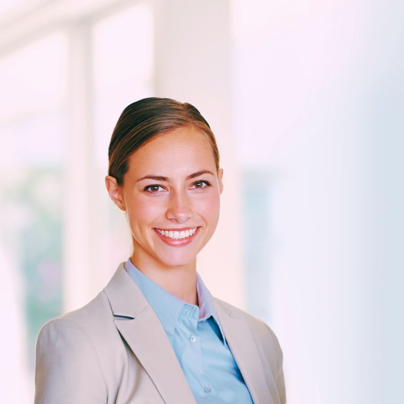 young female professional economic developer