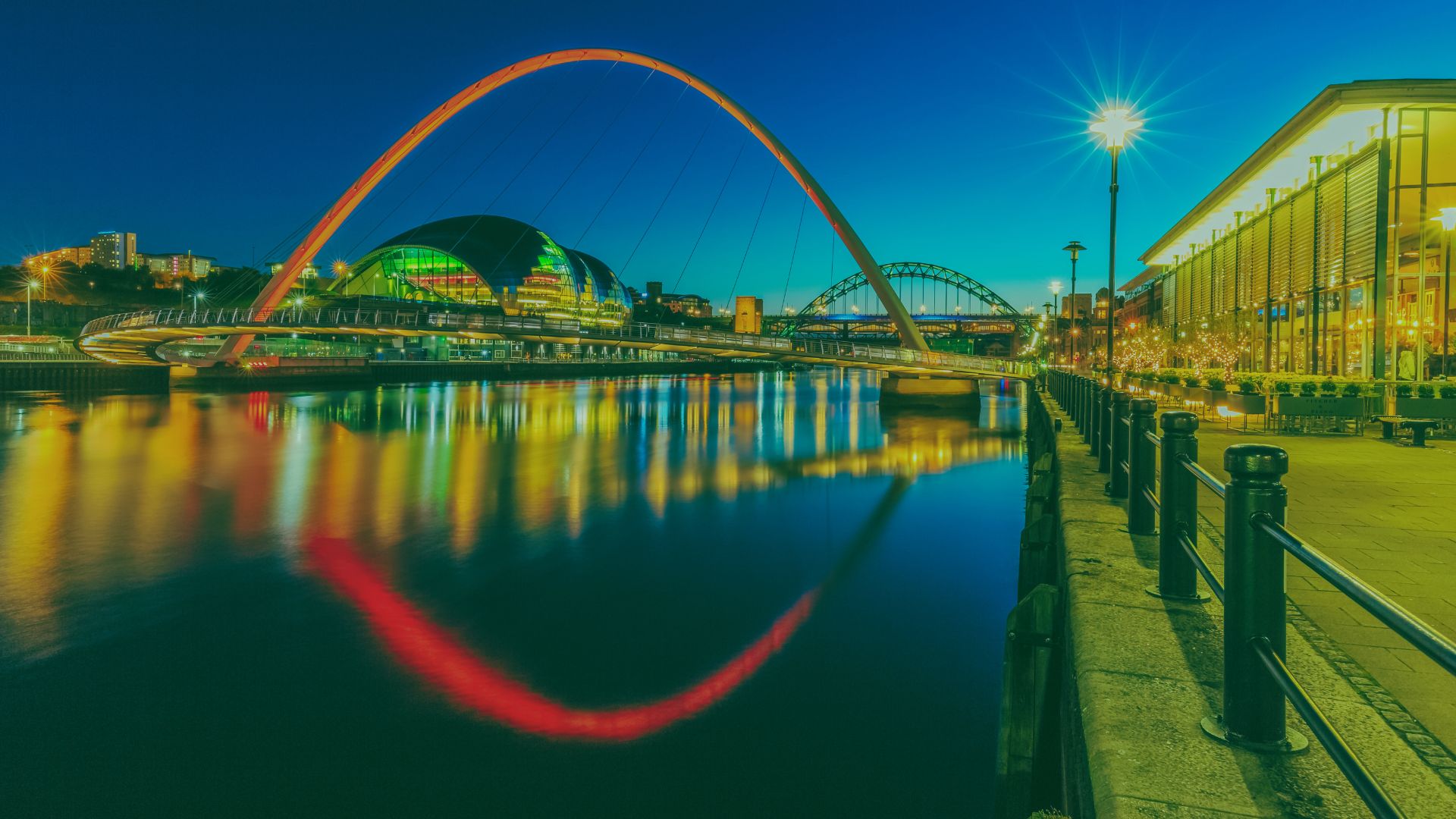 Newcastle and Gateshead Quayside and bridges
