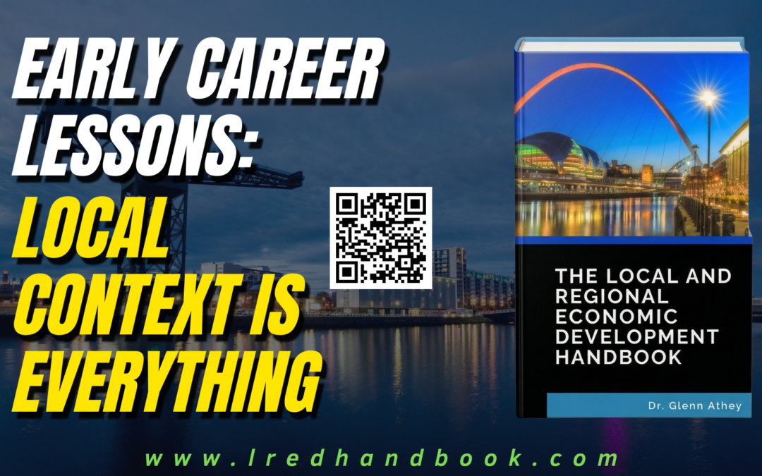 𝗧𝗵𝗲 𝘁𝗵𝗶𝗻𝗴 𝘁𝗵𝗮𝘁 𝘁𝗼𝗼𝗸 𝗺𝗲 𝗹𝗼𝗻𝗴𝗲𝘀𝘁 𝘁𝗼 𝘂𝗻𝗱𝗲𝗿𝘀𝘁𝗮𝗻𝗱 𝗶𝗻 𝗲𝗰𝗼𝗻𝗼𝗺𝗶𝗰 𝗱𝗲𝘃𝗲𝗹𝗼𝗽𝗺𝗲𝗻𝘁? 𝗟𝗼𝗰𝗮𝗹 𝗰𝗼𝗻𝘁𝗲𝘅𝘁 𝗶𝘀 𝗲𝘃𝗲𝗿𝘆𝘁𝗵𝗶𝗻𝗴