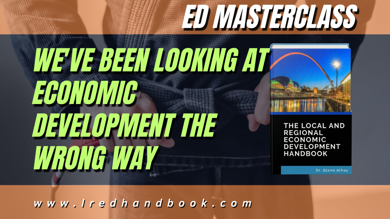 masterclass We've been looking at economic development the wrong way